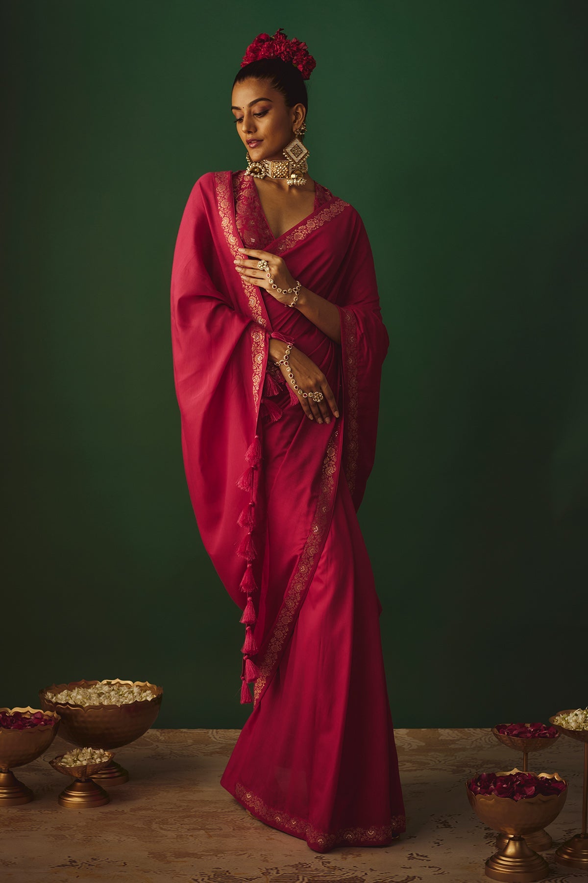 THE GULAABI YASIN SAREE