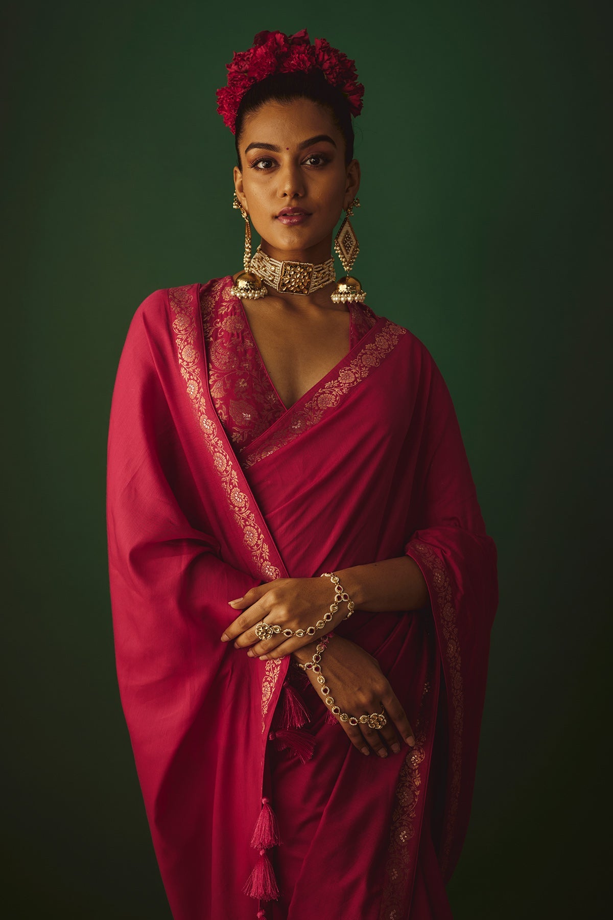 THE GULAABI YASIN SAREE