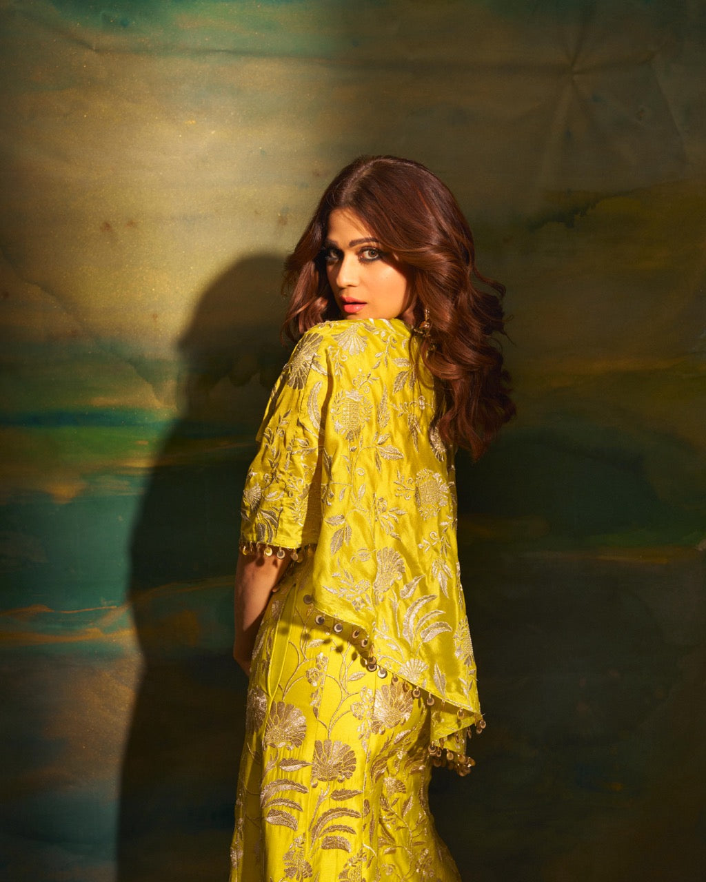 Shamita Shetty in Golconda Arsh Pant Set