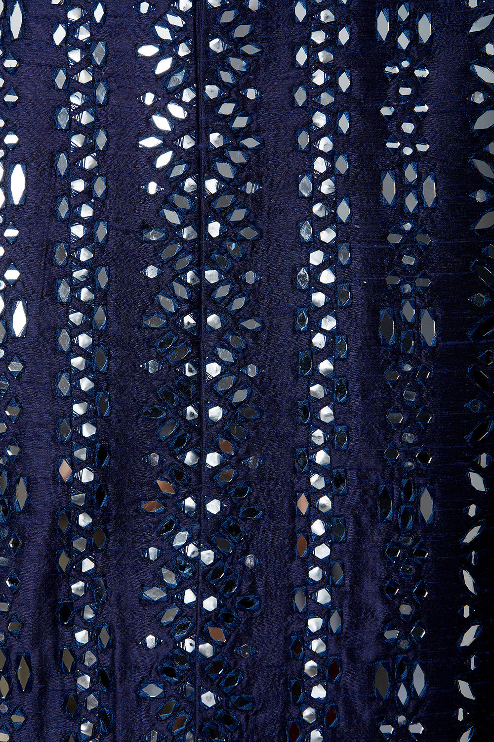 Midnight Mirror Work Sherwani Set