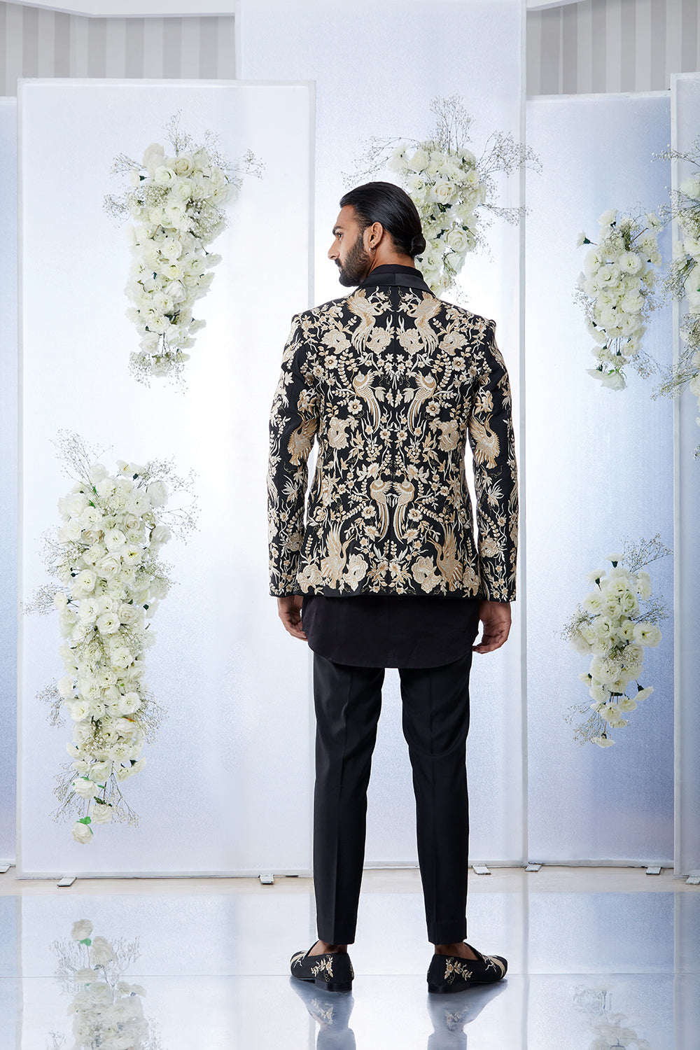 Ali Fazal in Shawl Lapel Tuxedo Set