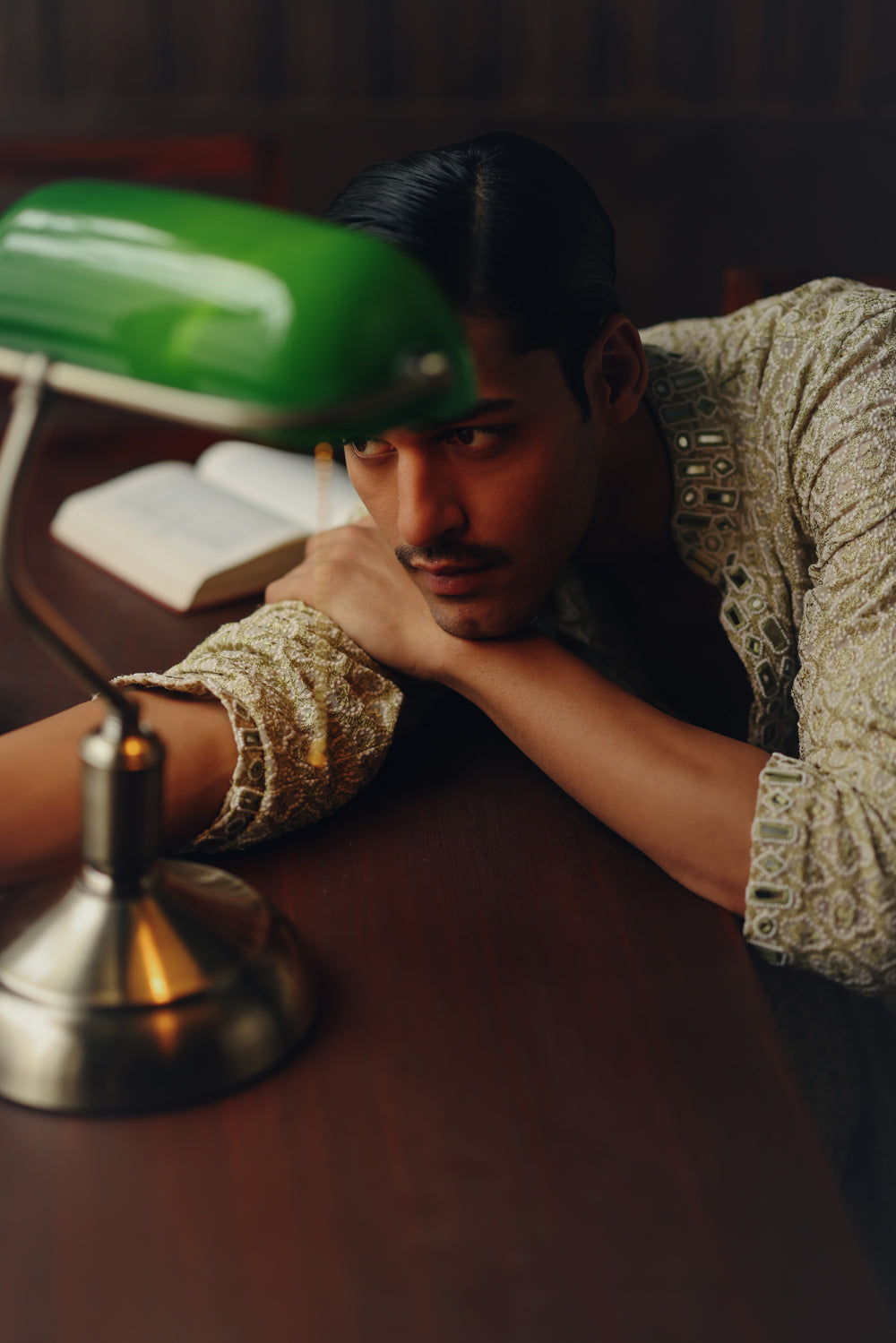 Mirrorwork Chikankari Kurta Set