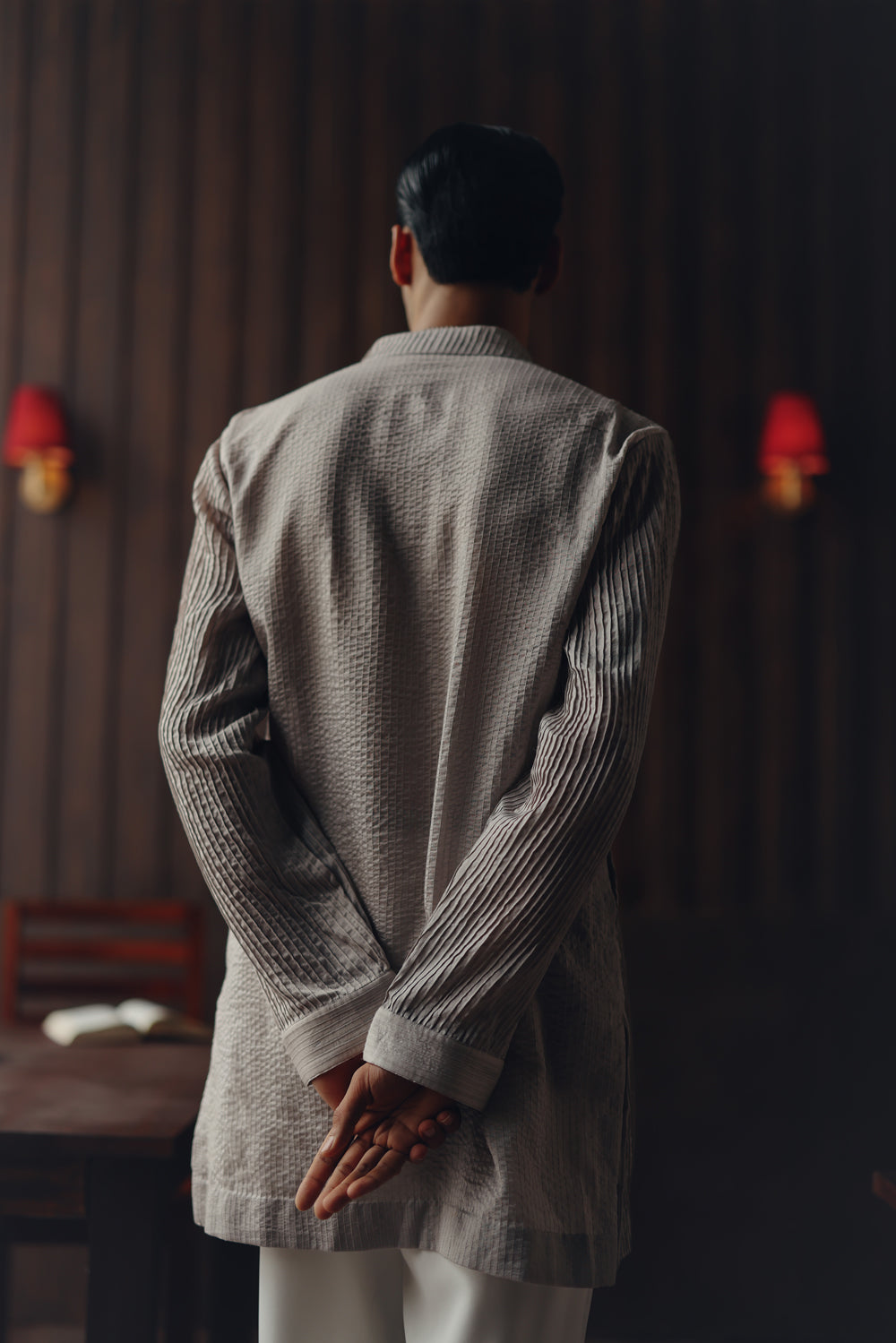 Pintuck Short Kurta Set