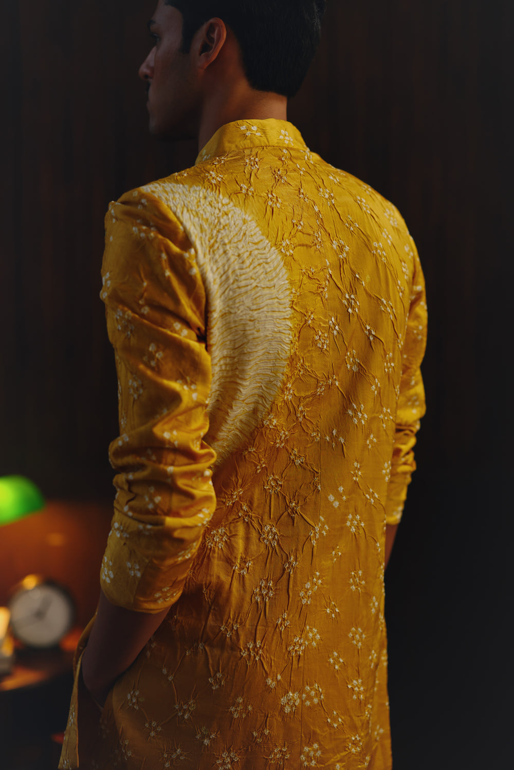 Shibori Bandhani Kurta Shirt Set
