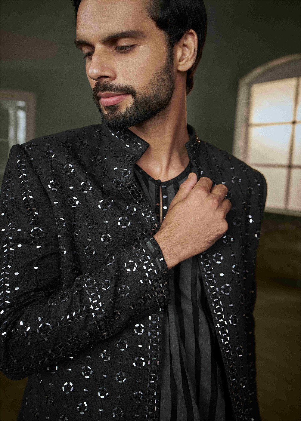 Jacket Kurta Salwar Set
