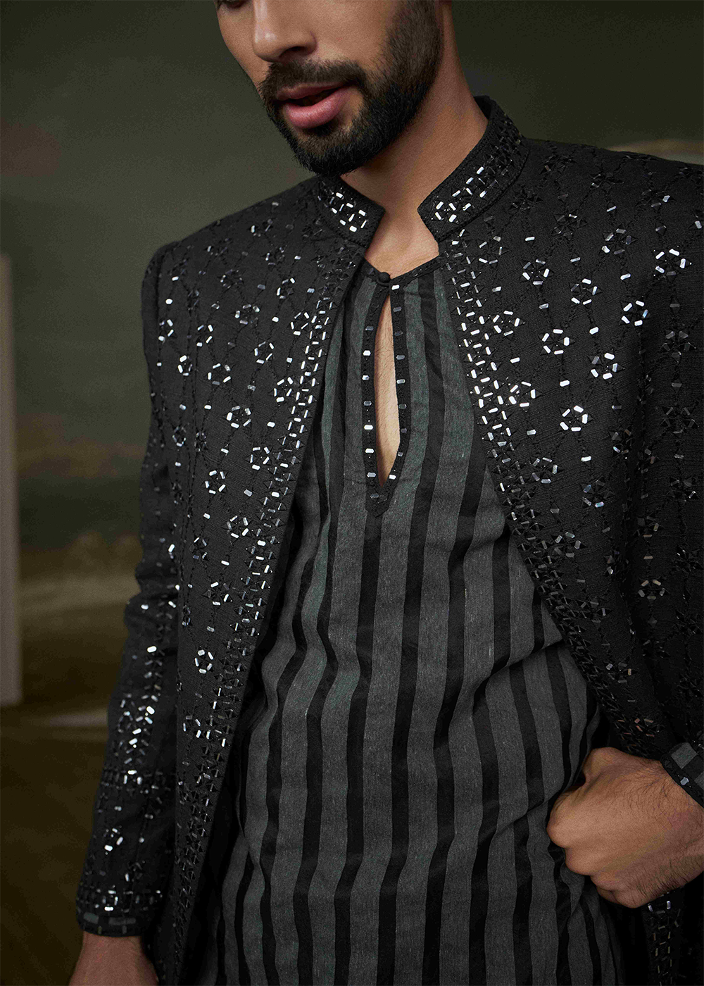 Jacket Kurta Salwar Set