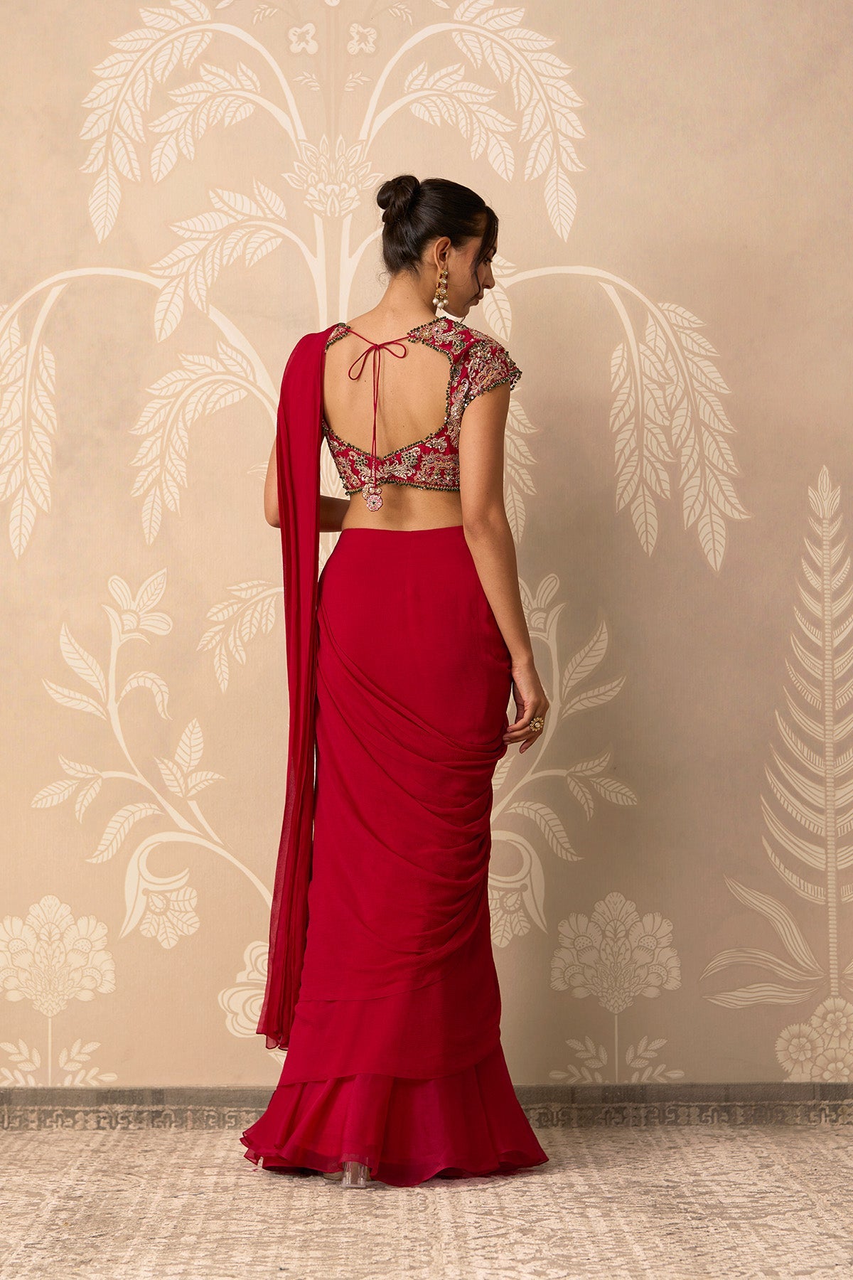 Twined saree set