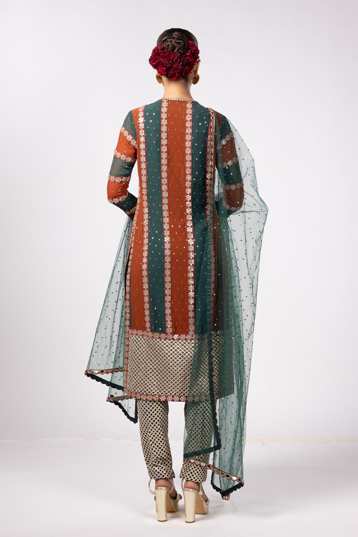 Jade Green Pant Kurta Set