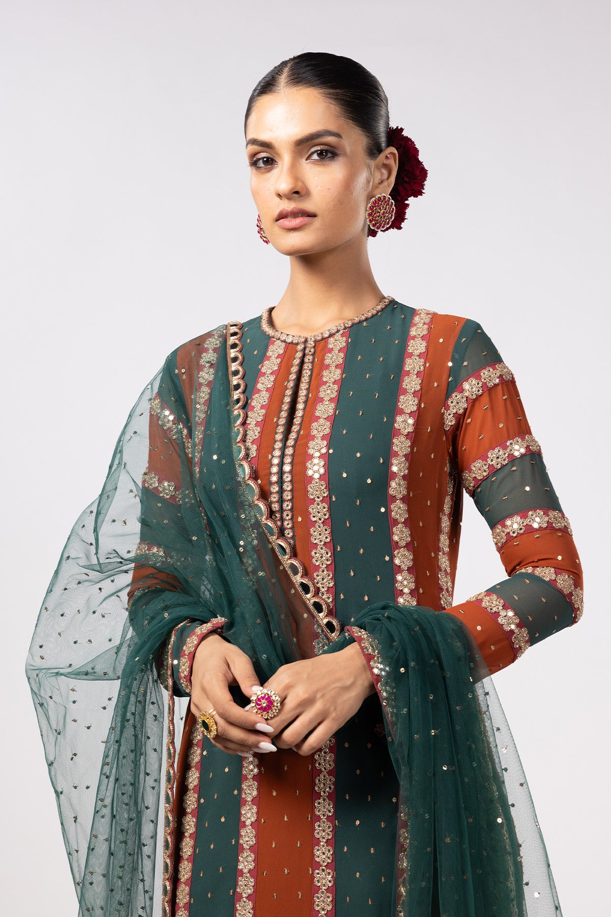 Jade Green Pant Kurta Set