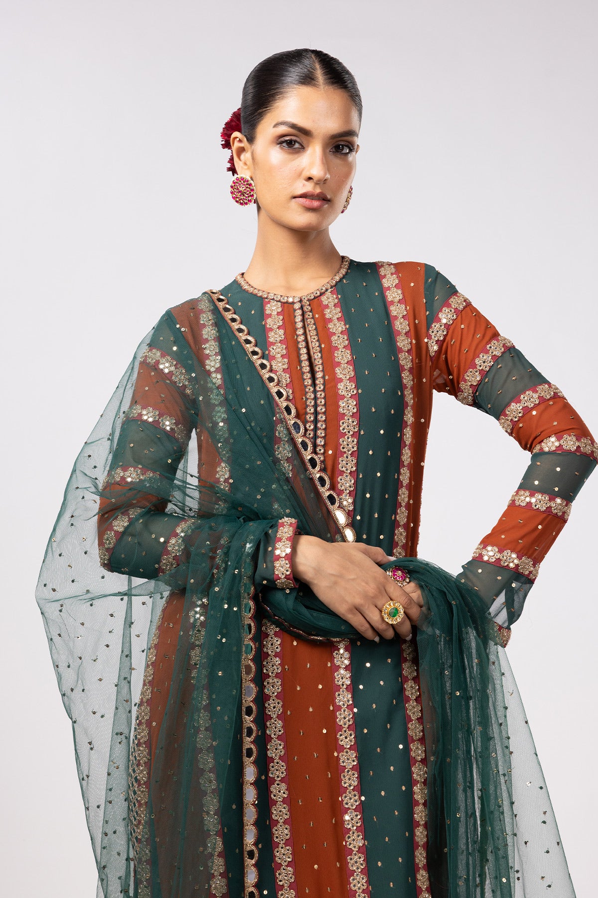 Jade Green Pant Kurta Set