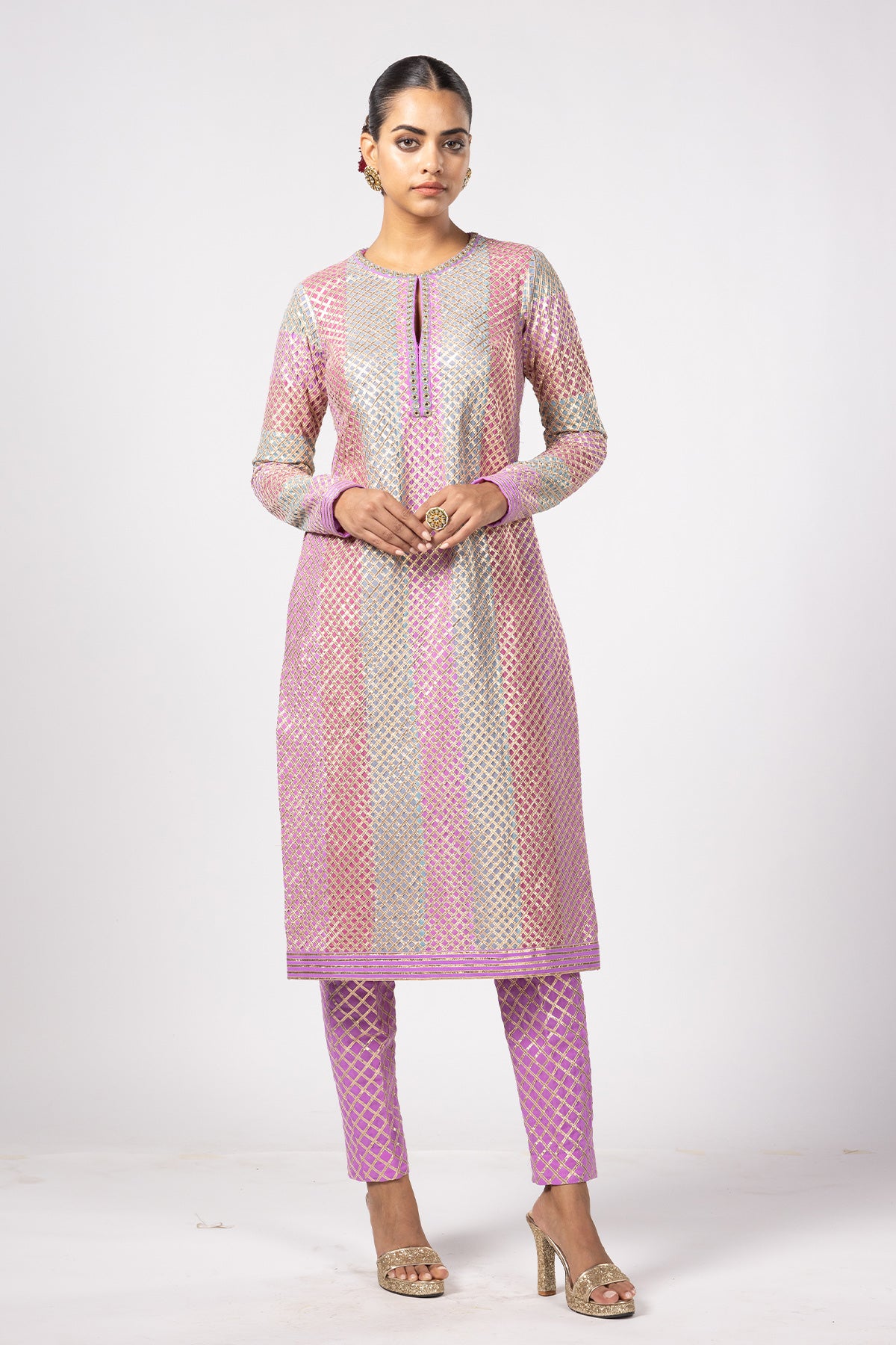 Aqua Kurta Set