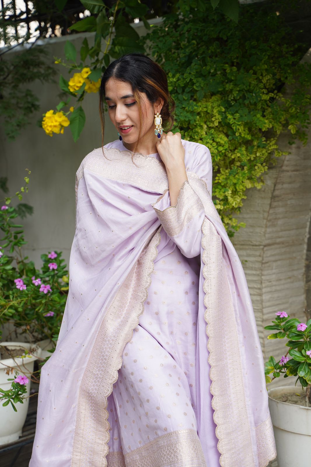 THE NAMEH SCALLOPED SUIT