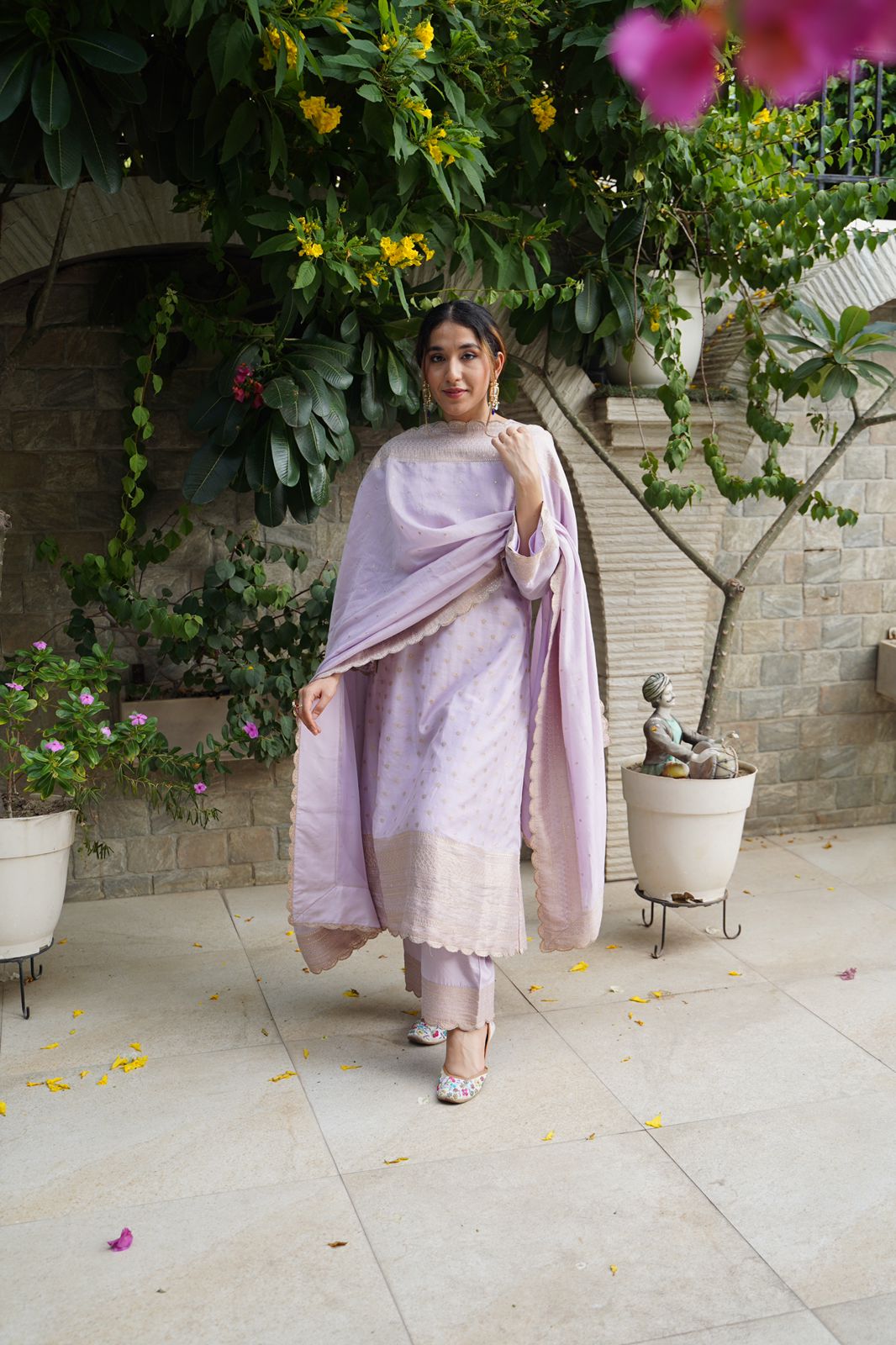 THE NAMEH SCALLOPED SUIT