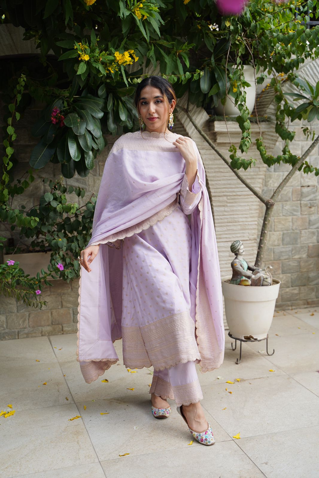 THE NAMEH SCALLOPED SUIT