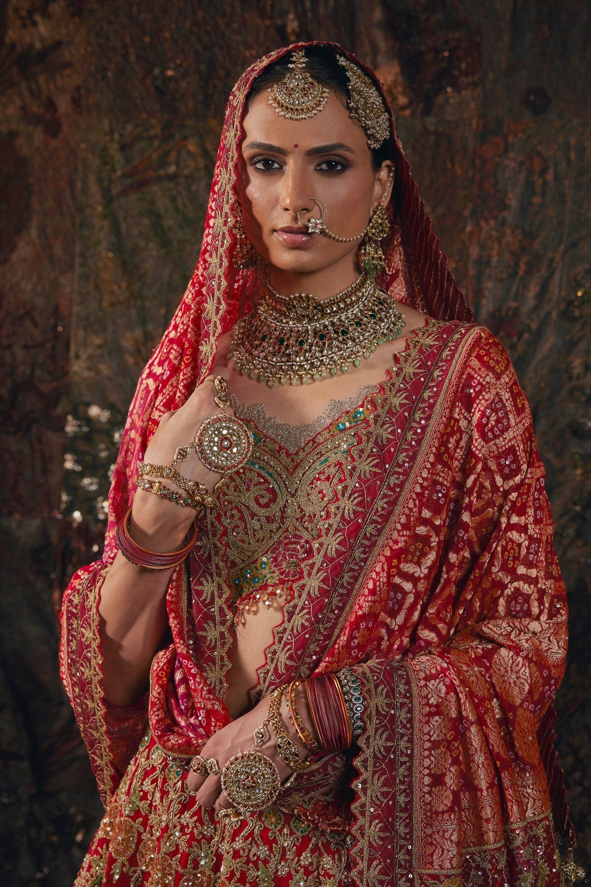 Scarlet Red Lehenga
