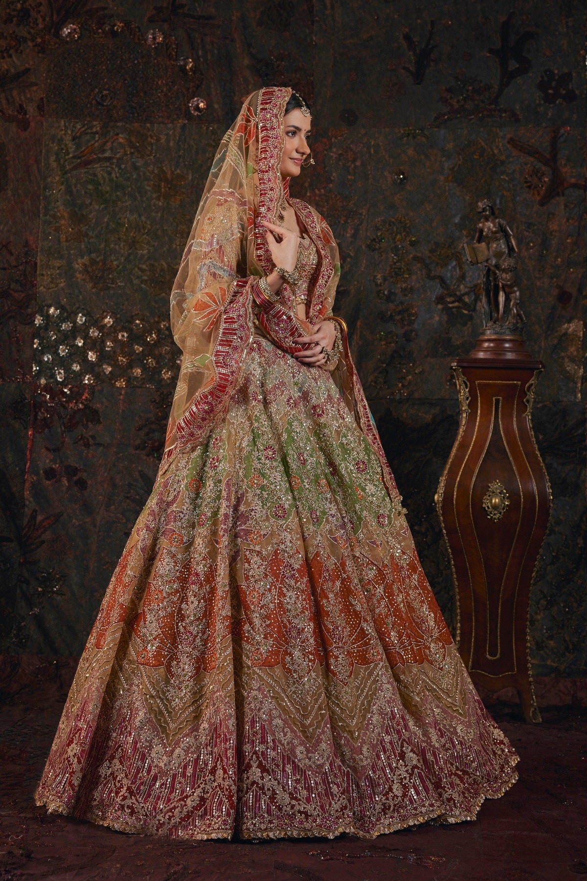Gold Hued Lehenga