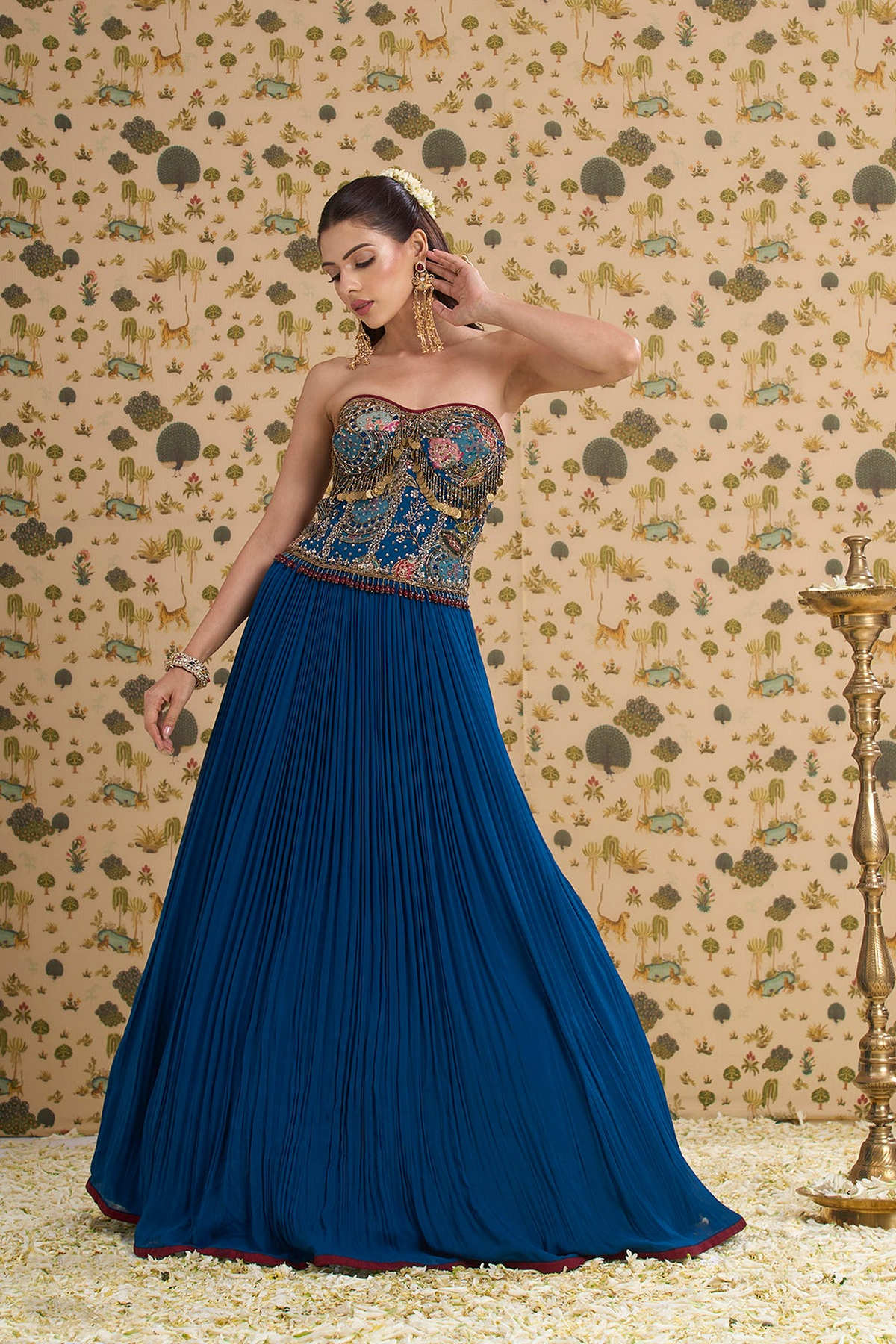 SAANJH CORSET LEHENGA