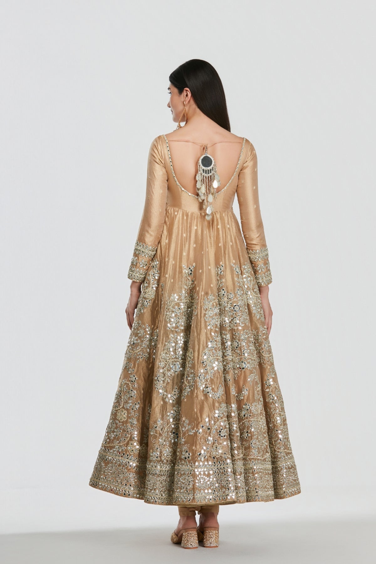Opal Gold Anarkali