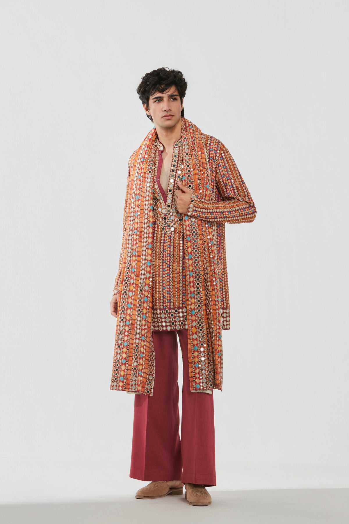 Shrine Multicoloured Kurta Set
