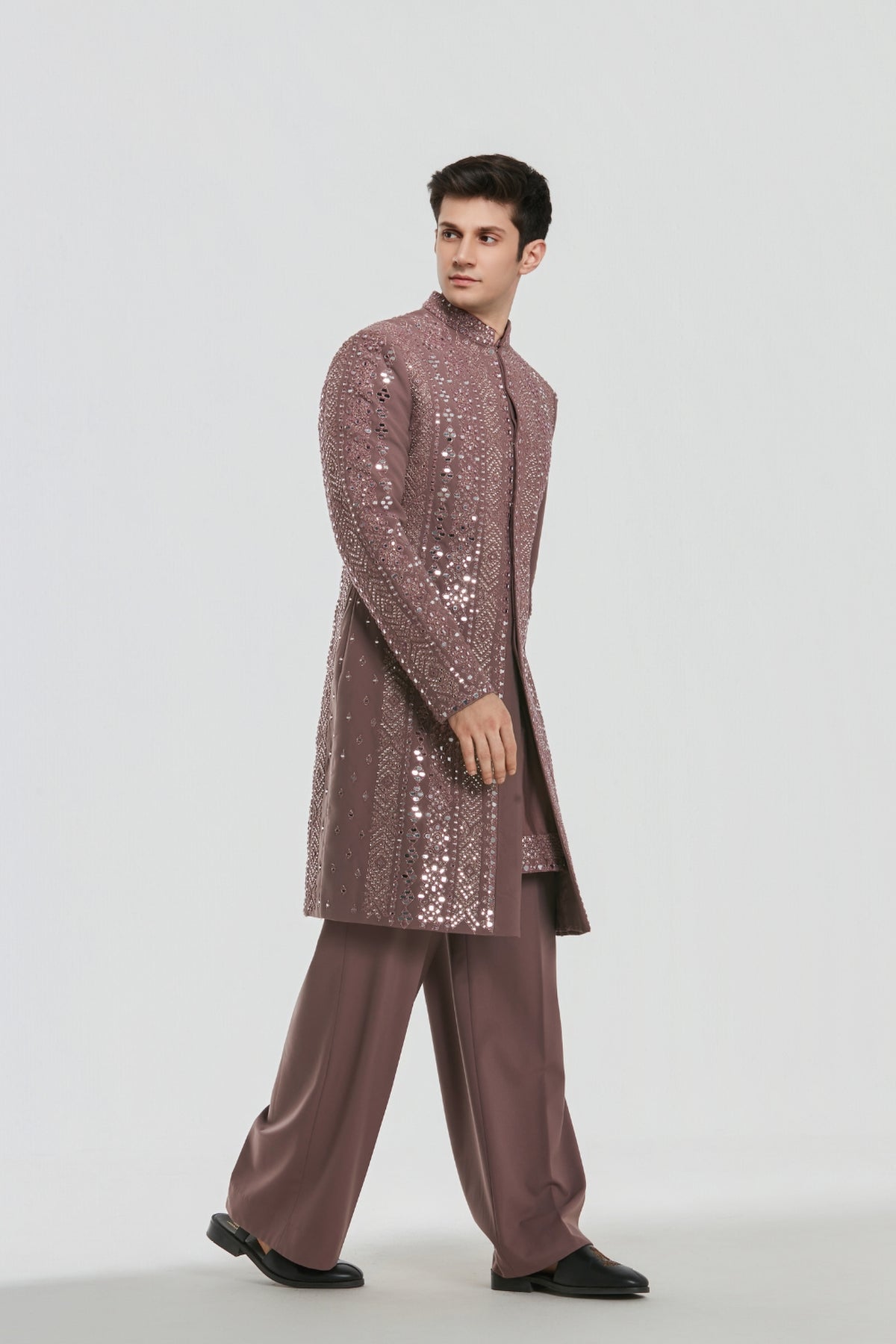 Shrine Iris Sherwani Set