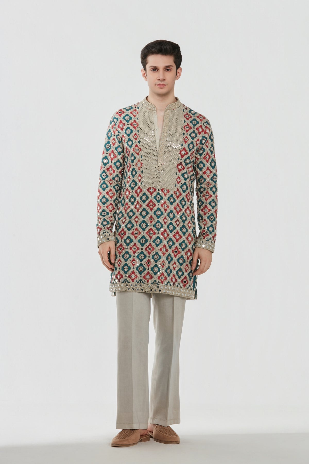 Shrine Multicoloured Kurta Set