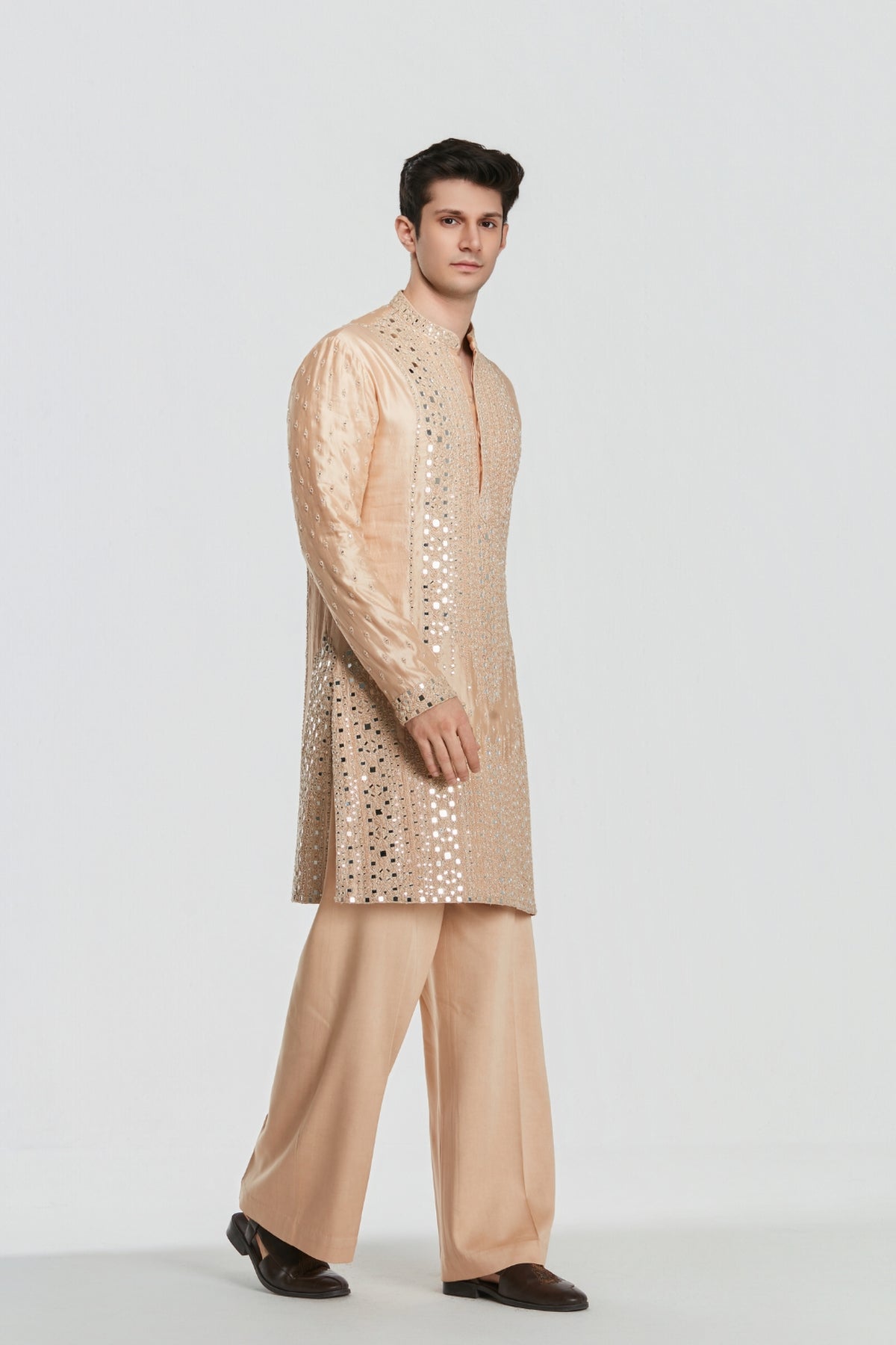 Shrine Champaign Gold Kurta Set