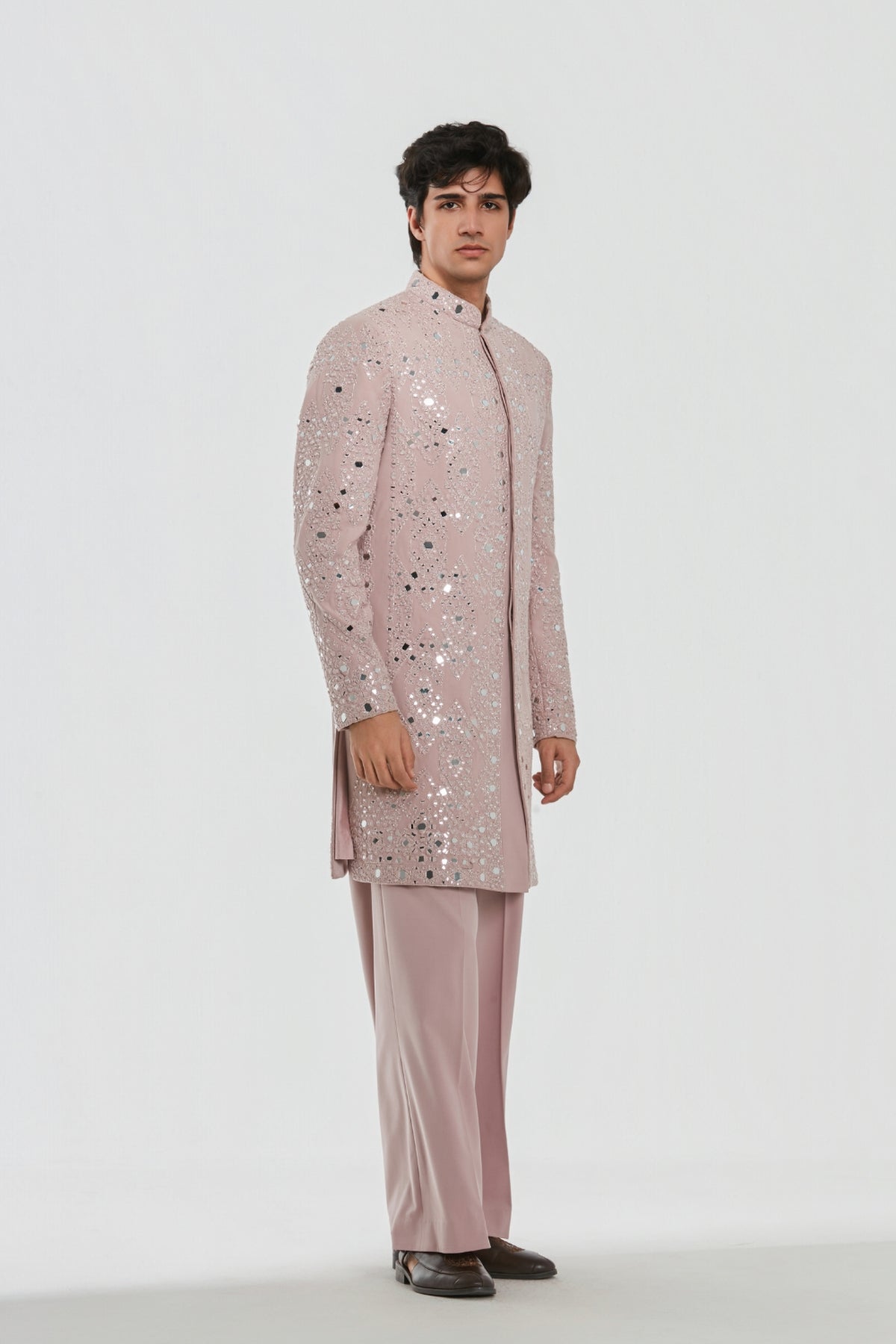 Shrine Cardinal Sherwani Set