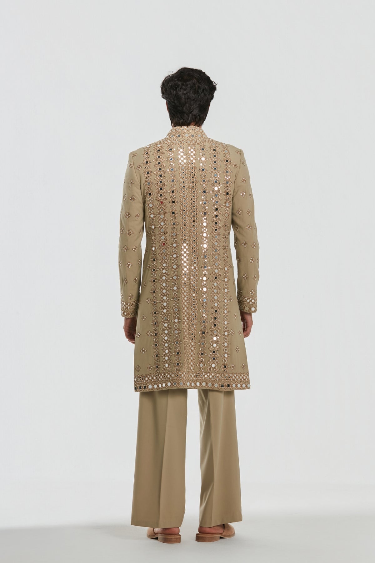 Shrine Dune Sherwani Set