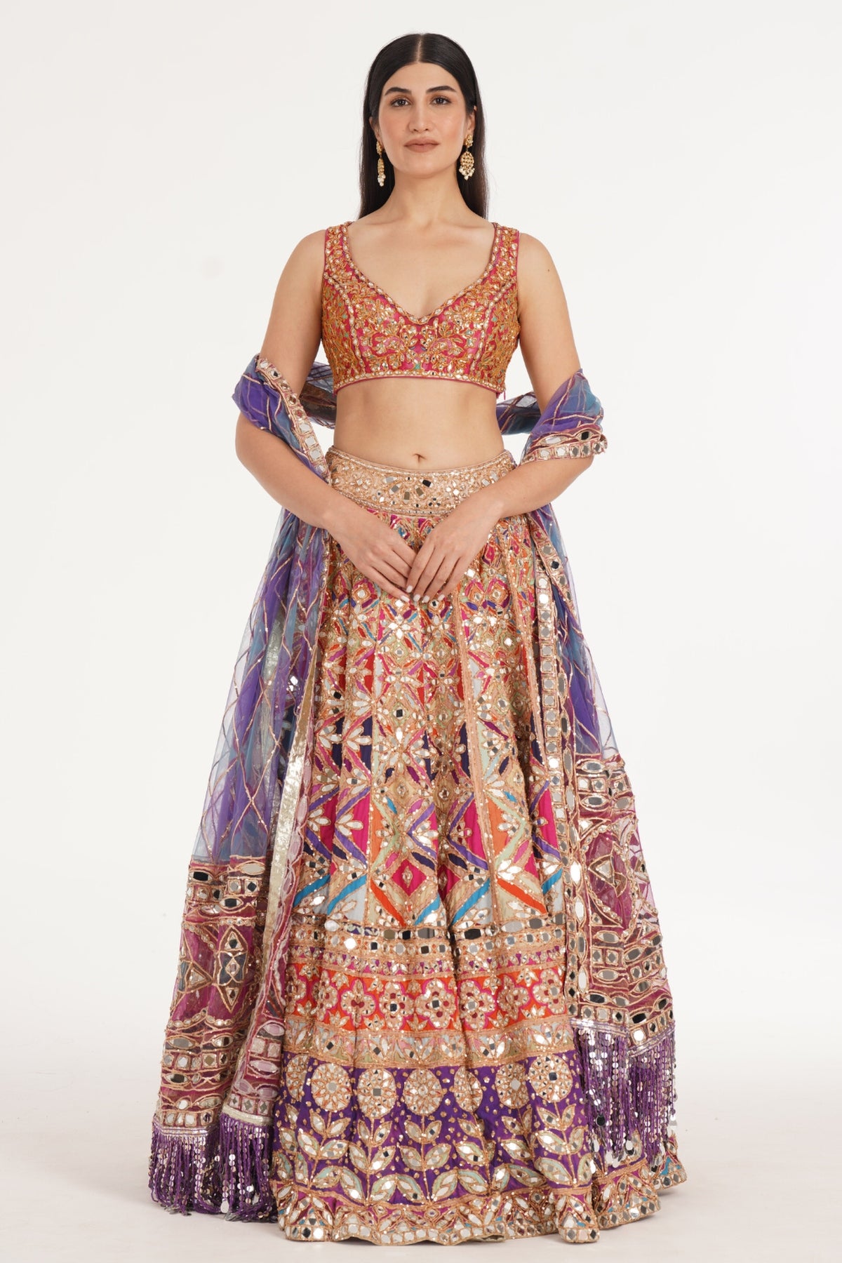 REBECCA PASTEL LEHENGA SET