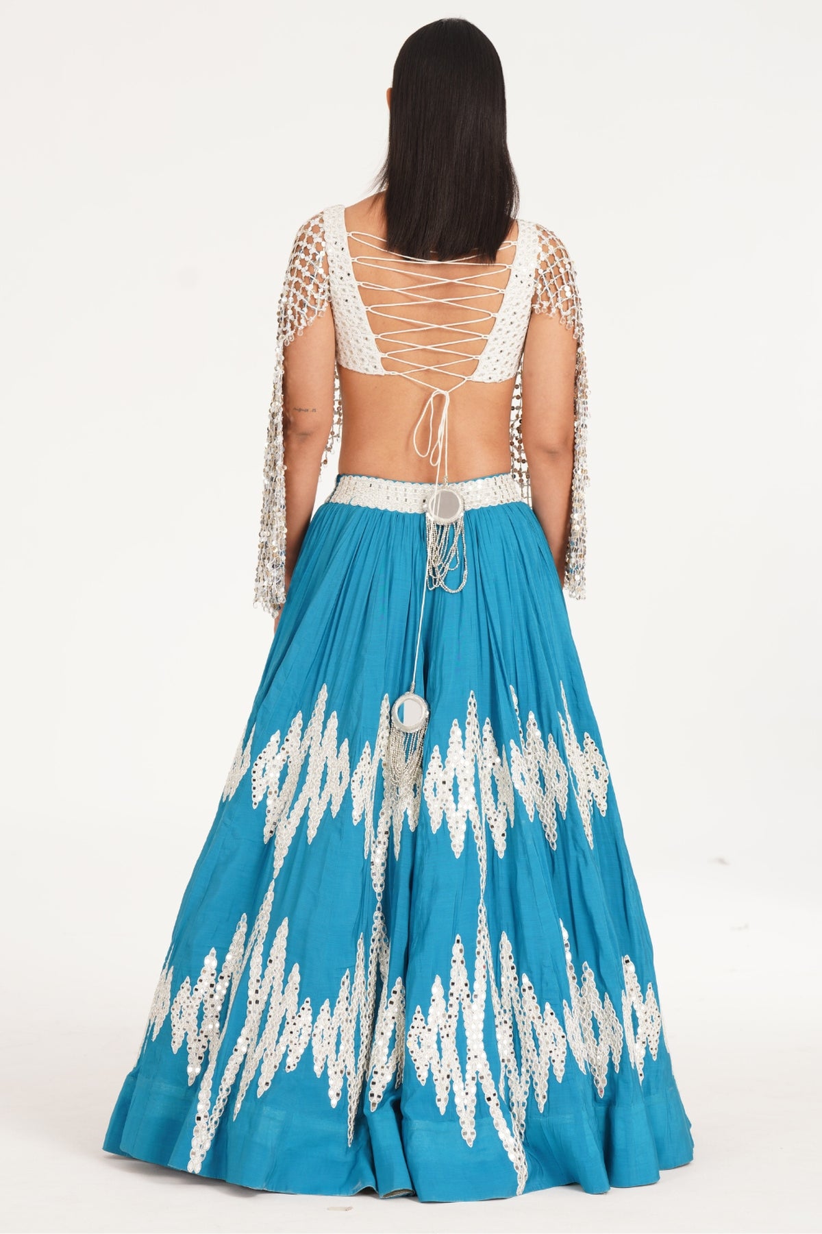 OCEAN AQUA LEHENGA SET