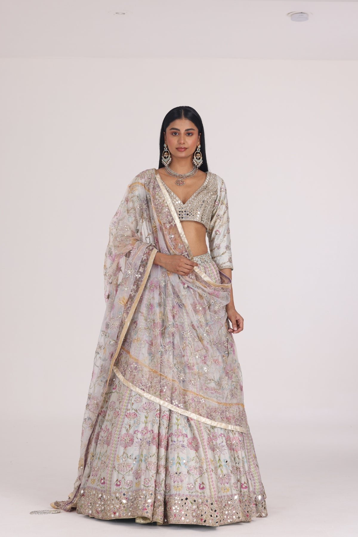 FLORAL MULTICOLOR PRINTED SET