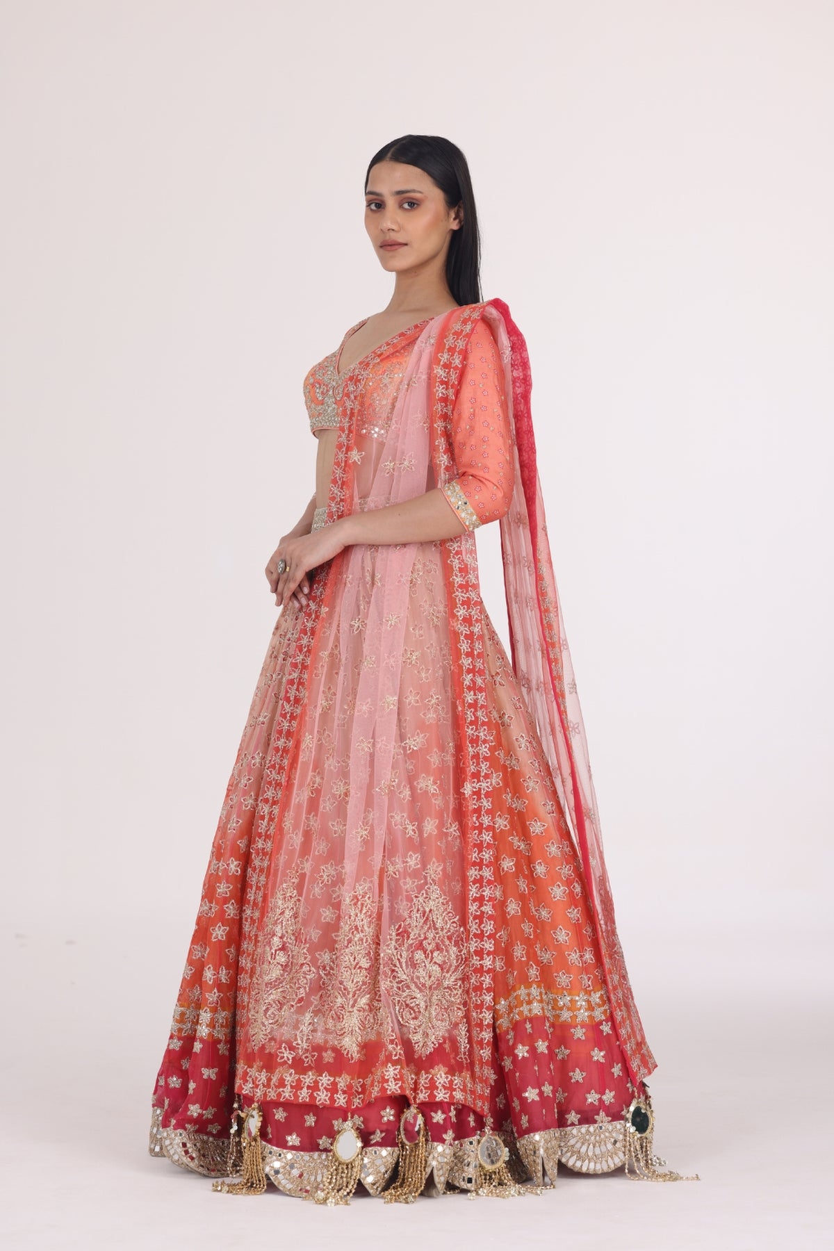SUNDOWNER PRINTED LEHENGA