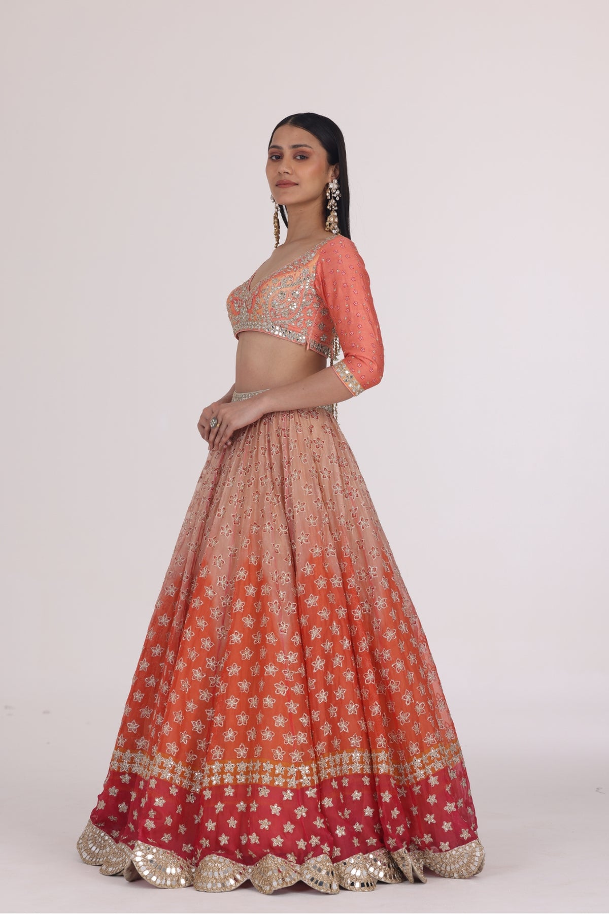 SUNDOWNER PRINTED LEHENGA