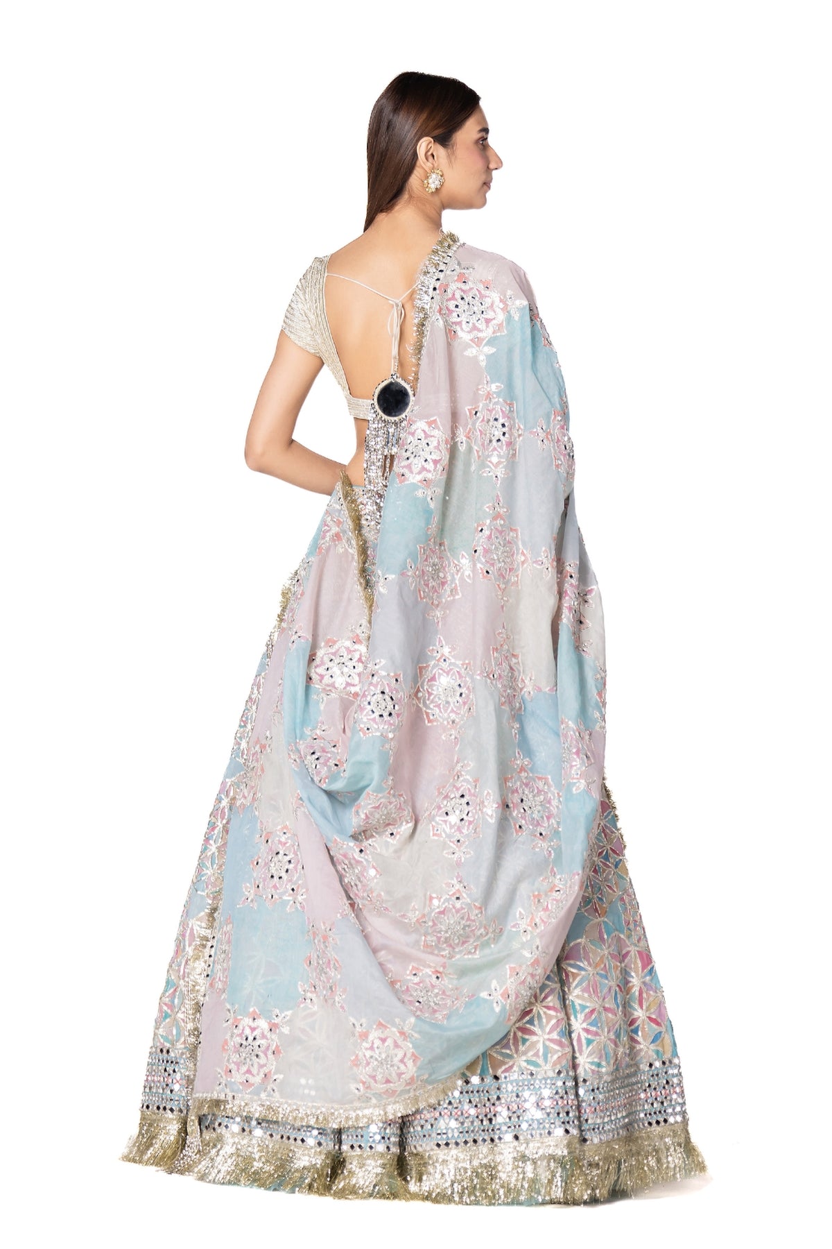 Printed lehenga set