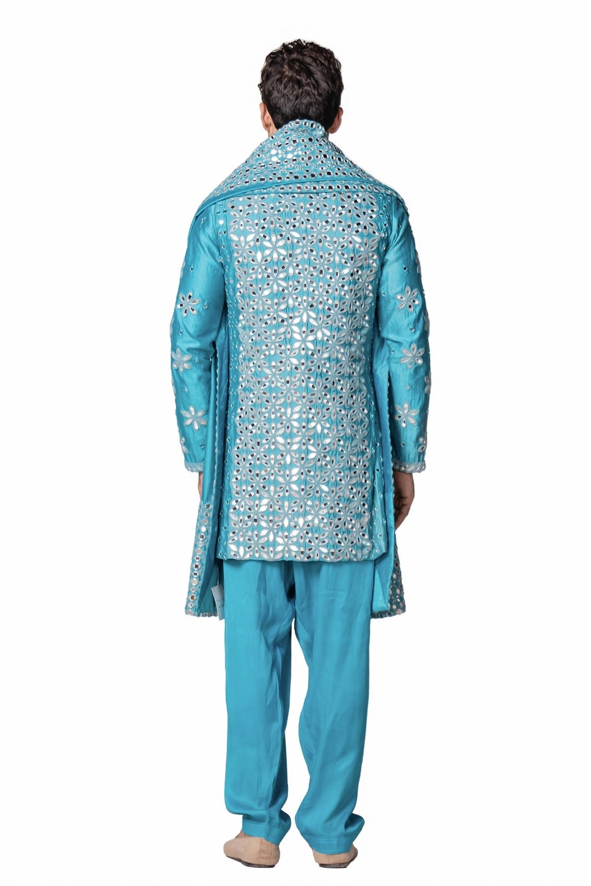Turquoise blue kurta
