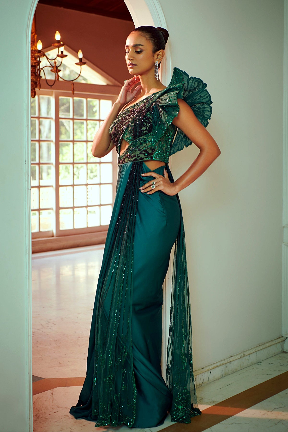 Glazed Wings Saree