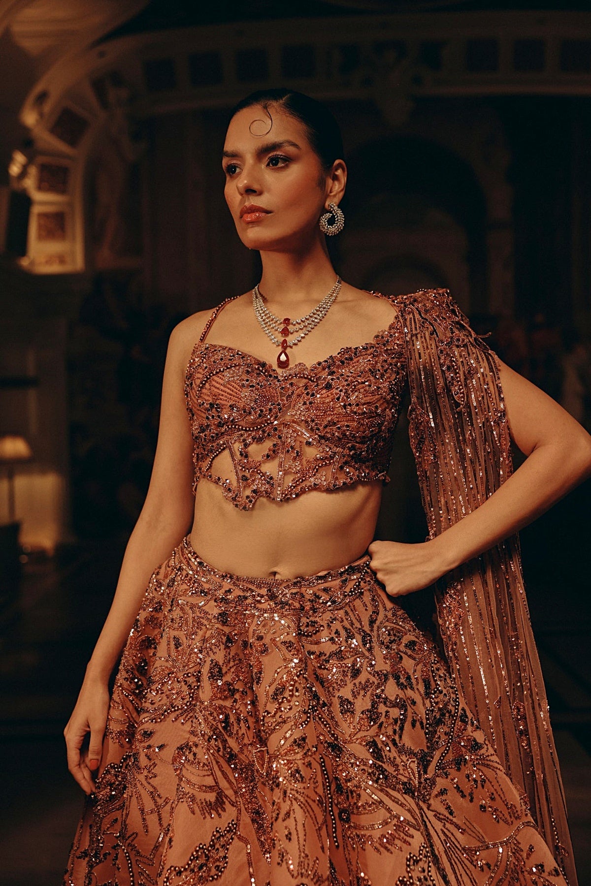 Aurora Blossom Top & Skirt