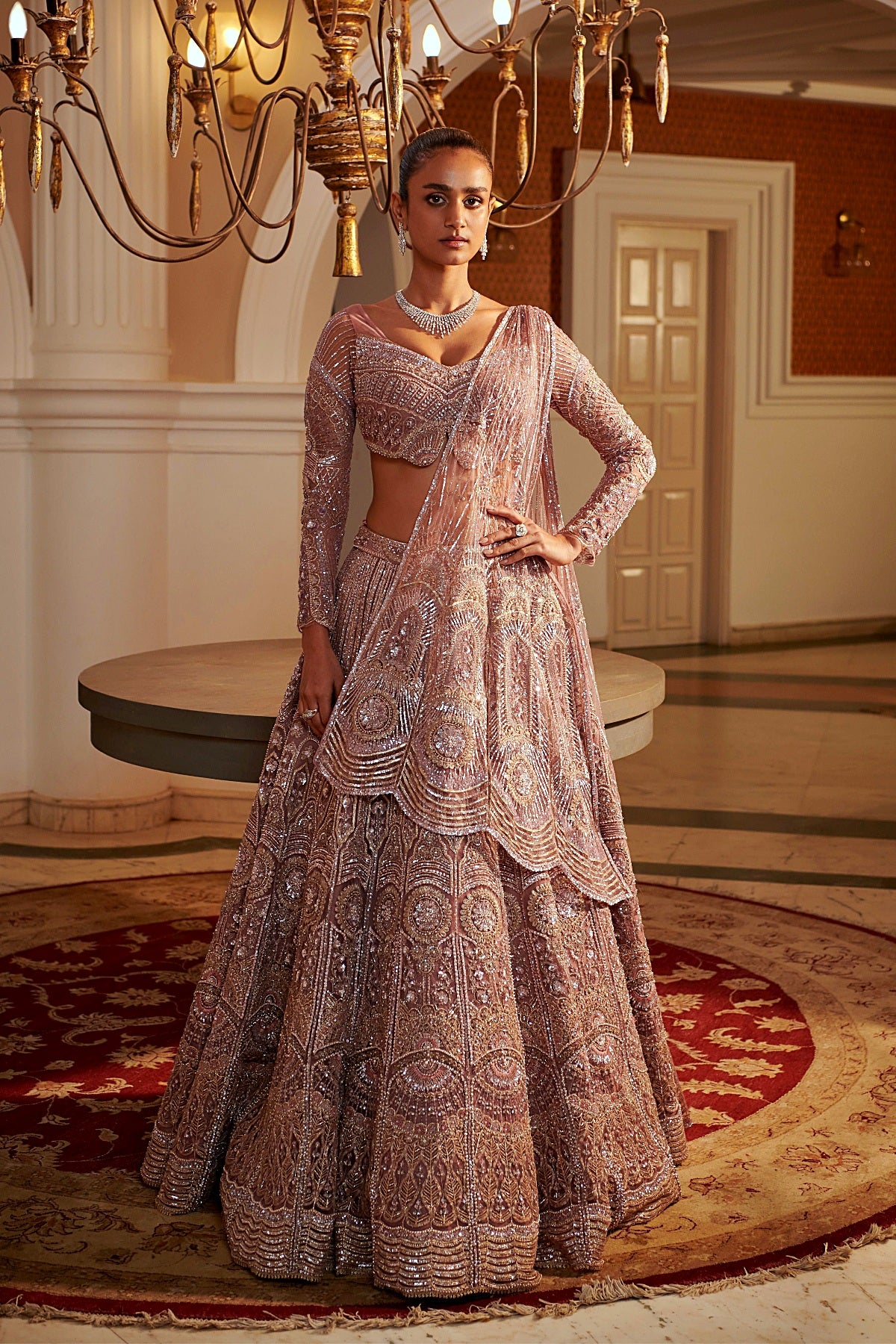 Blooming Wallflower Lehenga
