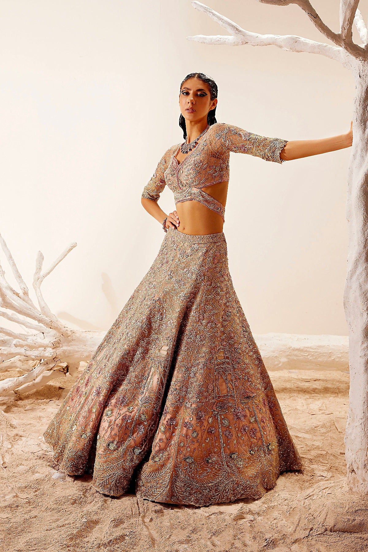 Lotus Lake Lehenga