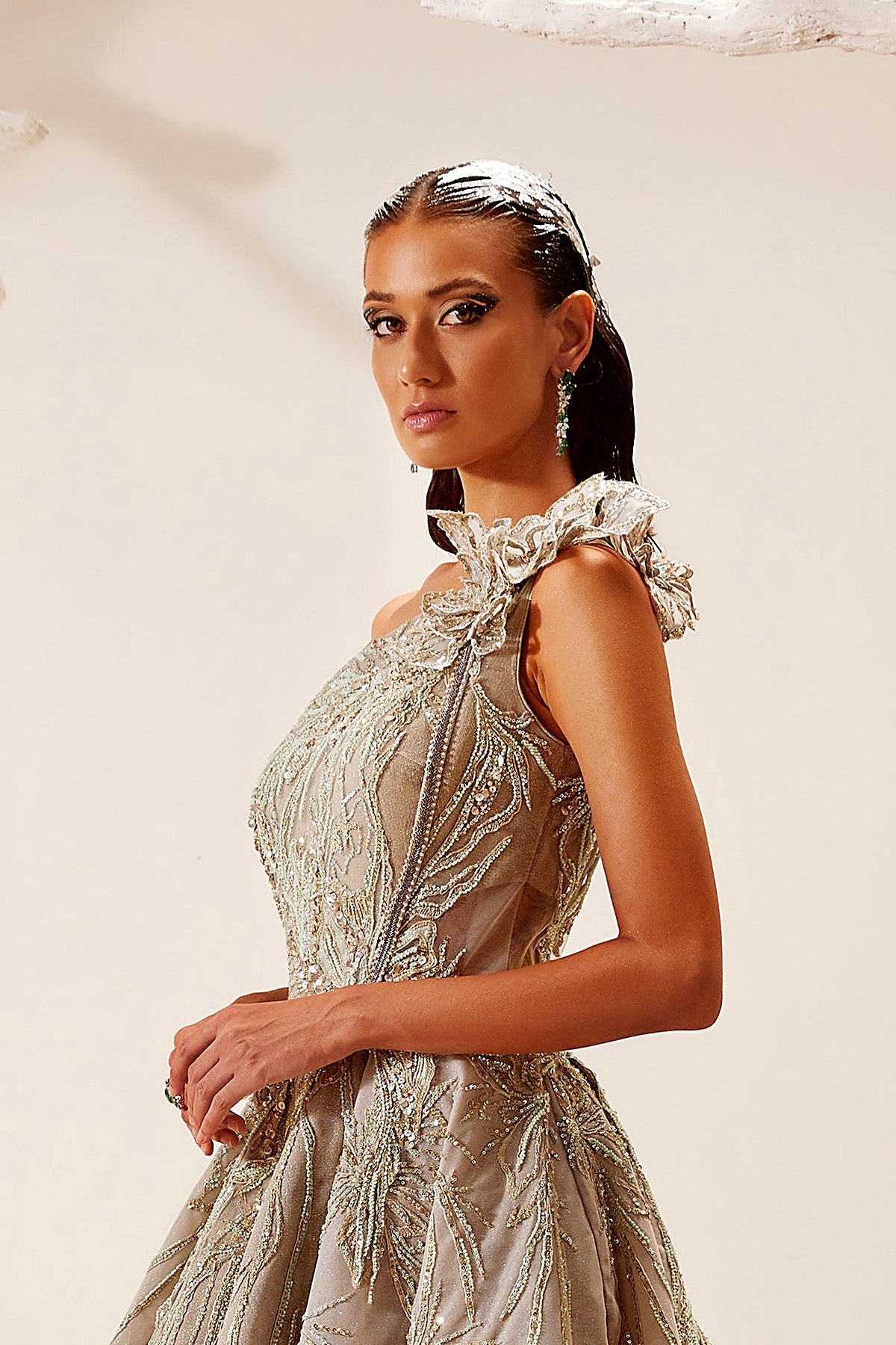 Bold Floral Gown
