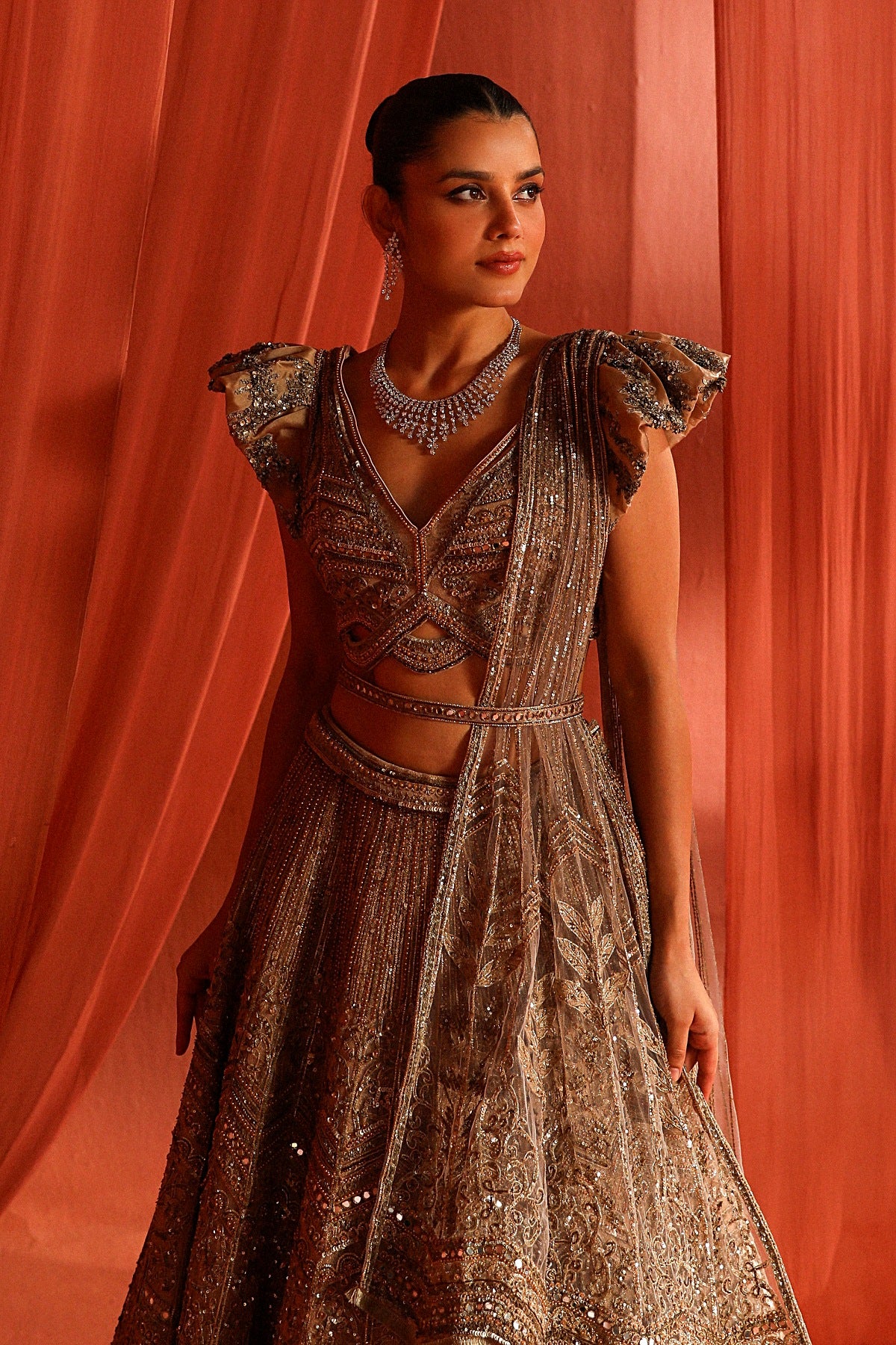 Golden Lehenga