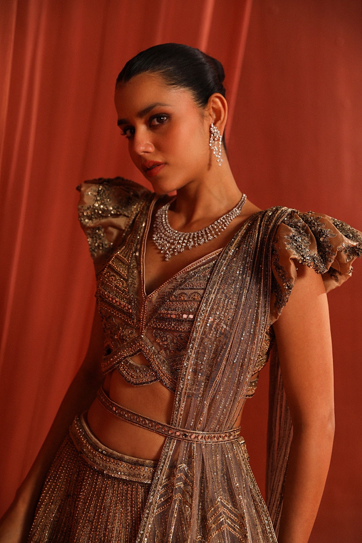 Golden Lehenga