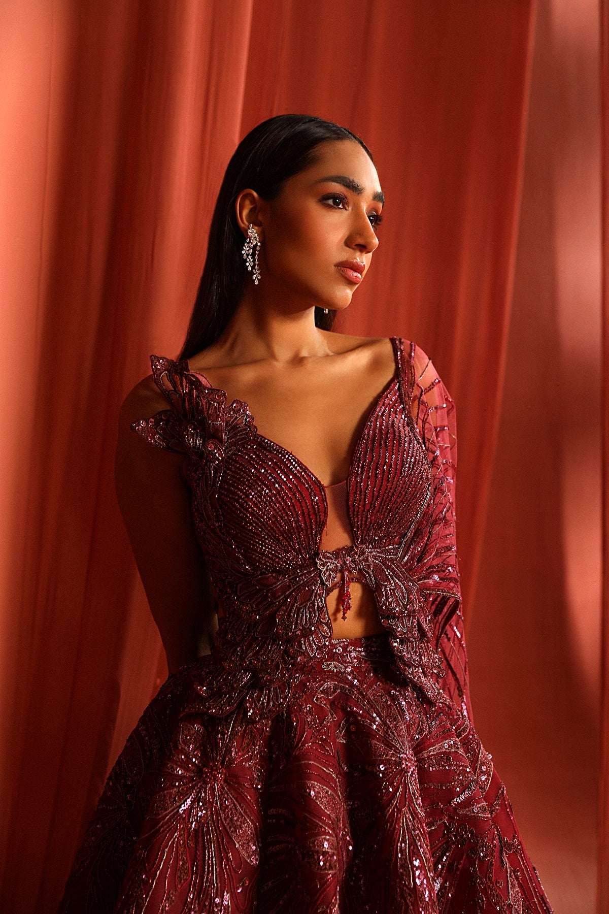 Petal Wings Lehenga