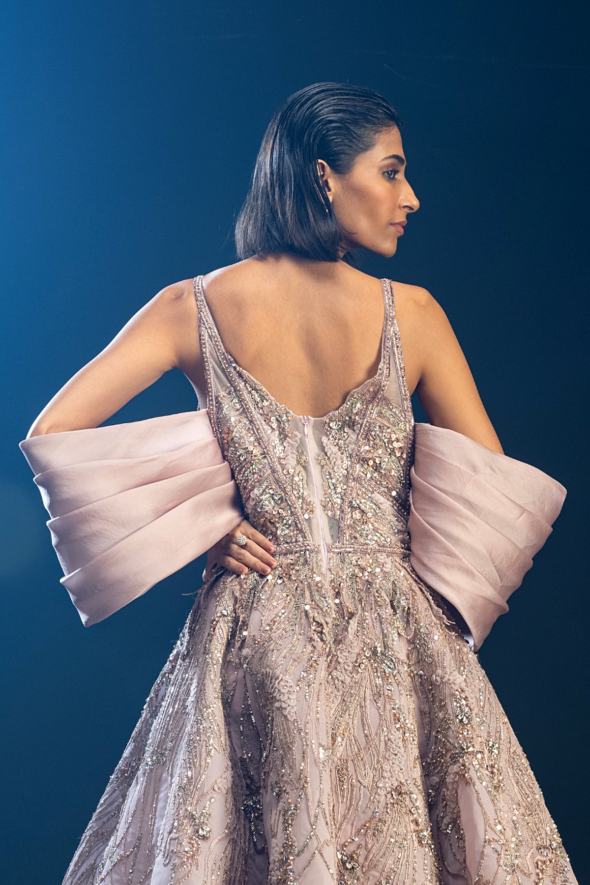 Rose Gold Wonder Whims Gown