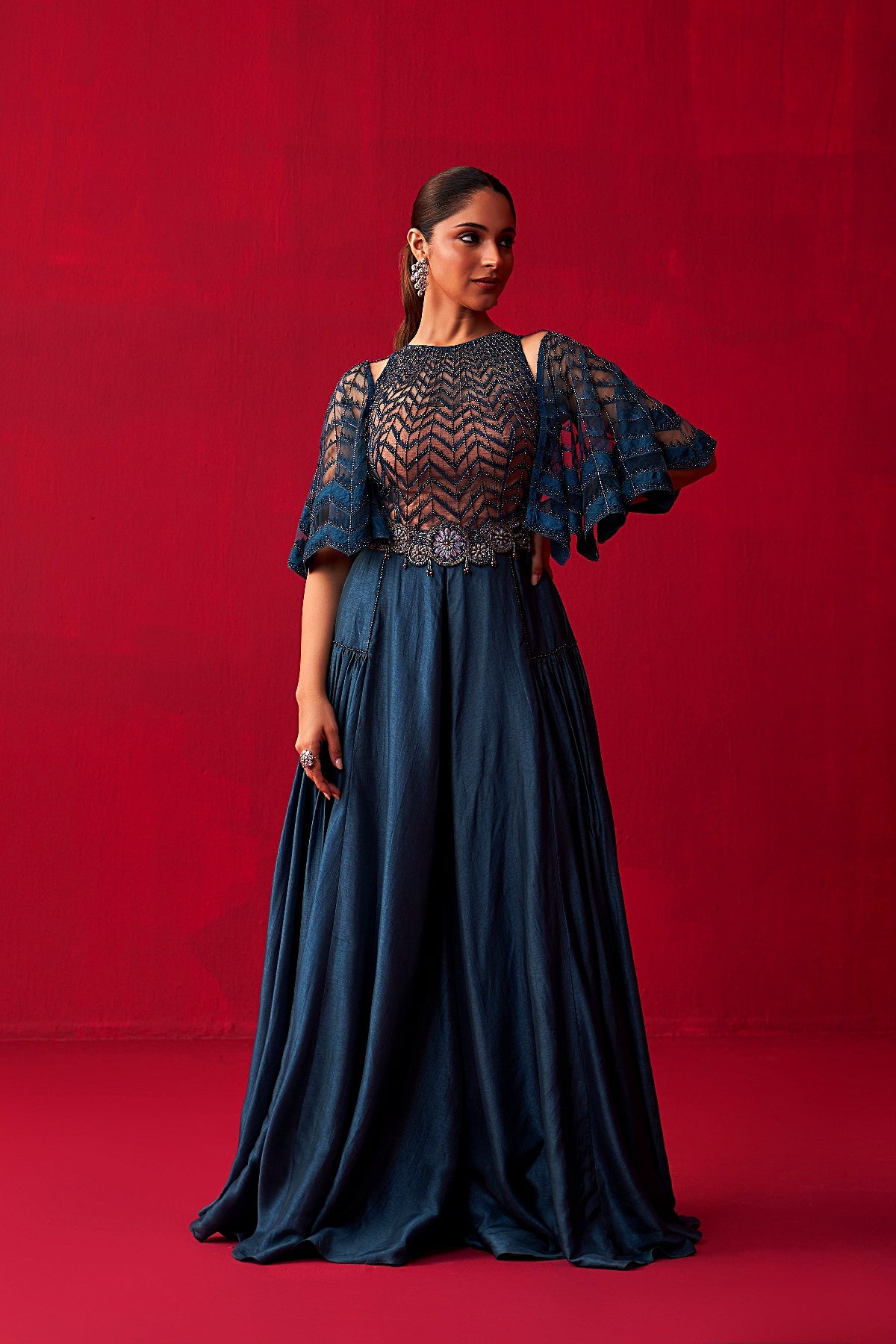 Blue Glistening Waves Jumpsuit
