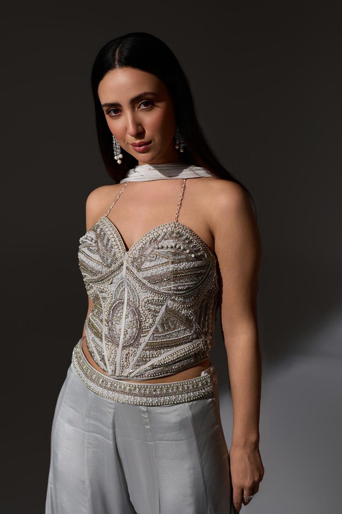 Agnes Corset Sharara set