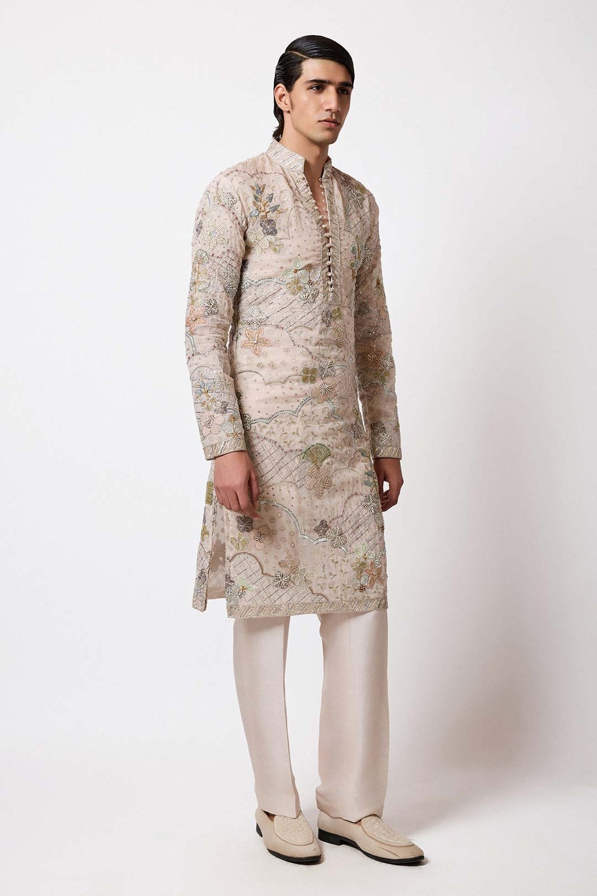 Bailora - Ivory Organza Kurta