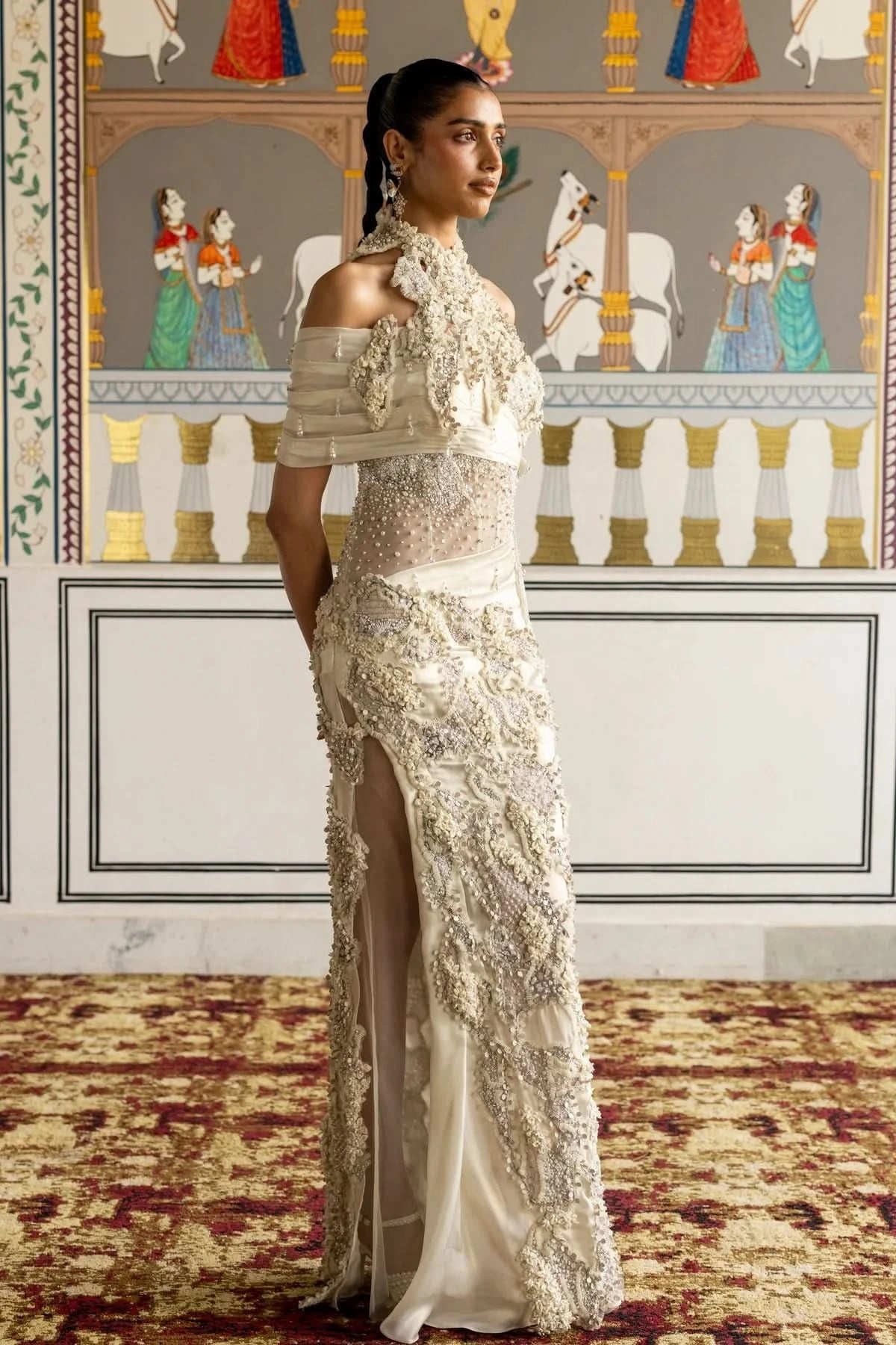 Aizlin Draped Gown