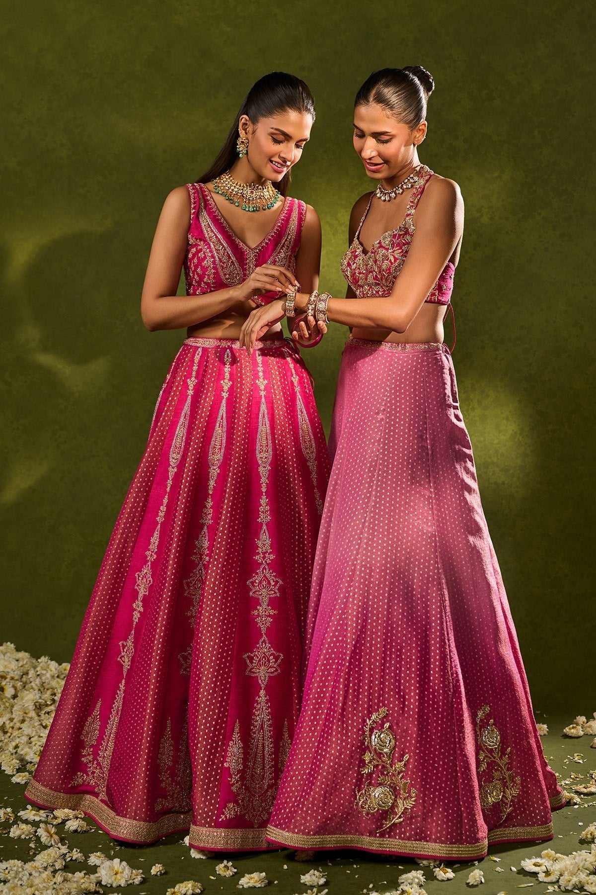 AMBI BROCADE LEHENGA