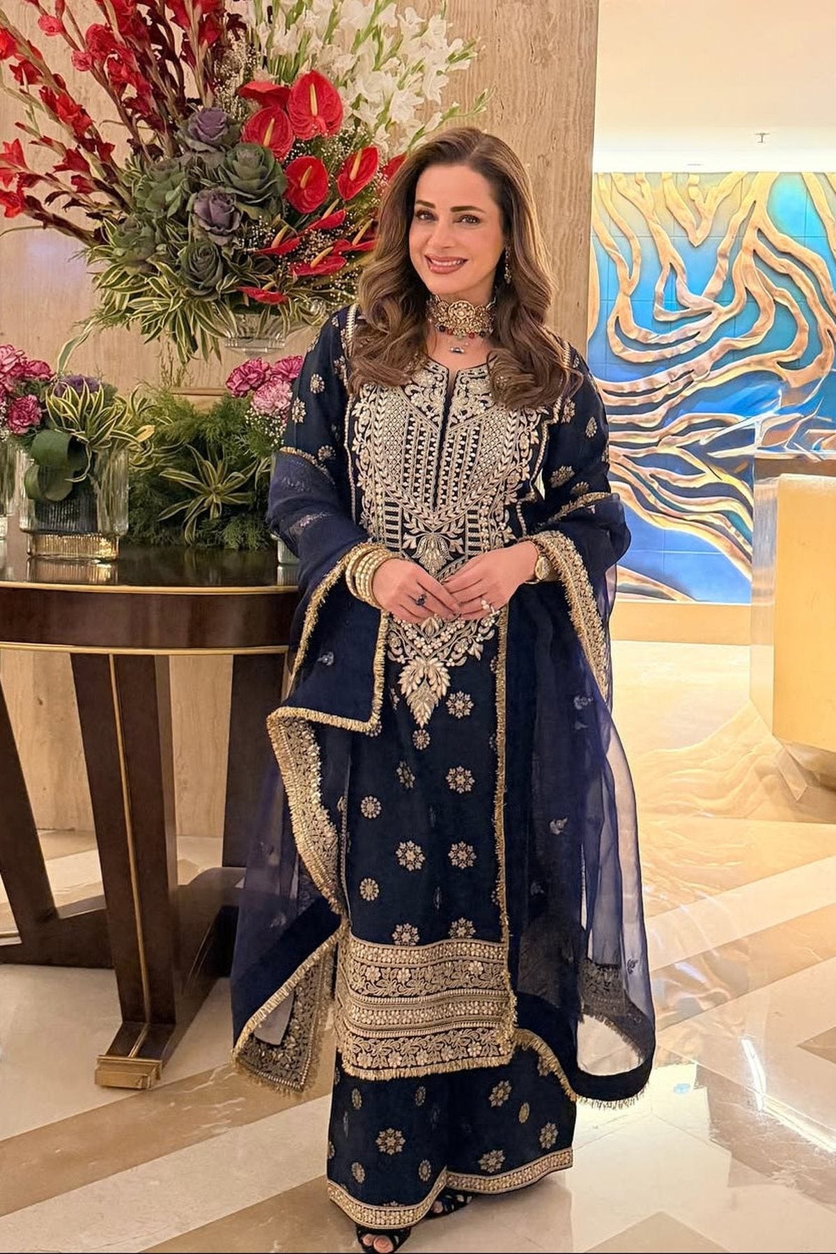 Badusha Palazo Set - Neelam Kothari